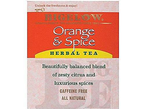 Bigelow Tea Lemon Ginger plus Probiotics Herbal Tea, Caffeine Free Tea with Lemon and Ginger, 18 Count Box (Pack of 6), 108 Total Tea Bags