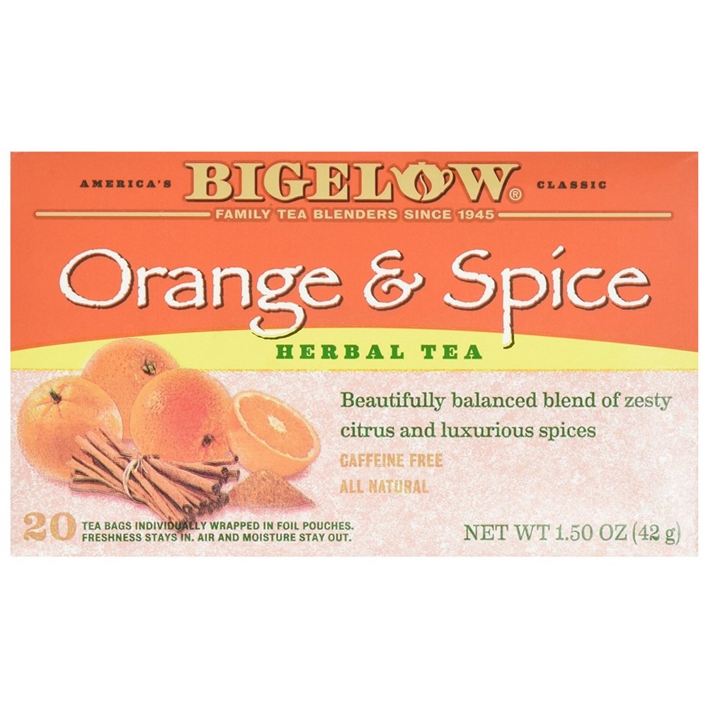 Bigelow Tea Lemon Ginger plus Probiotics Herbal Tea, Caffeine Free Tea with Lemon and Ginger, 18 Count Box (Pack of 6), 108 Total Tea Bags
