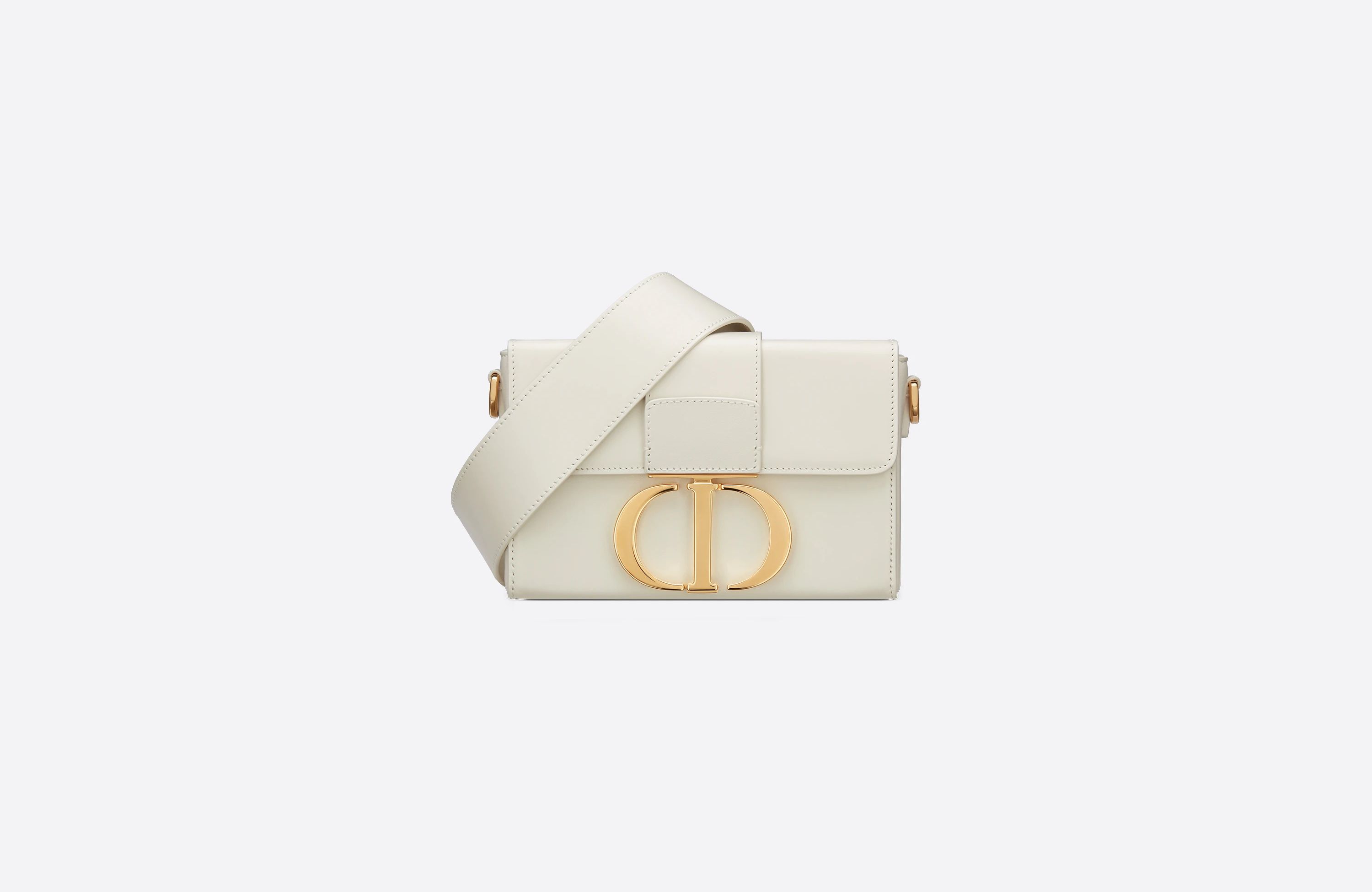30 Montaigne Box Bag Latte Box Calfskin