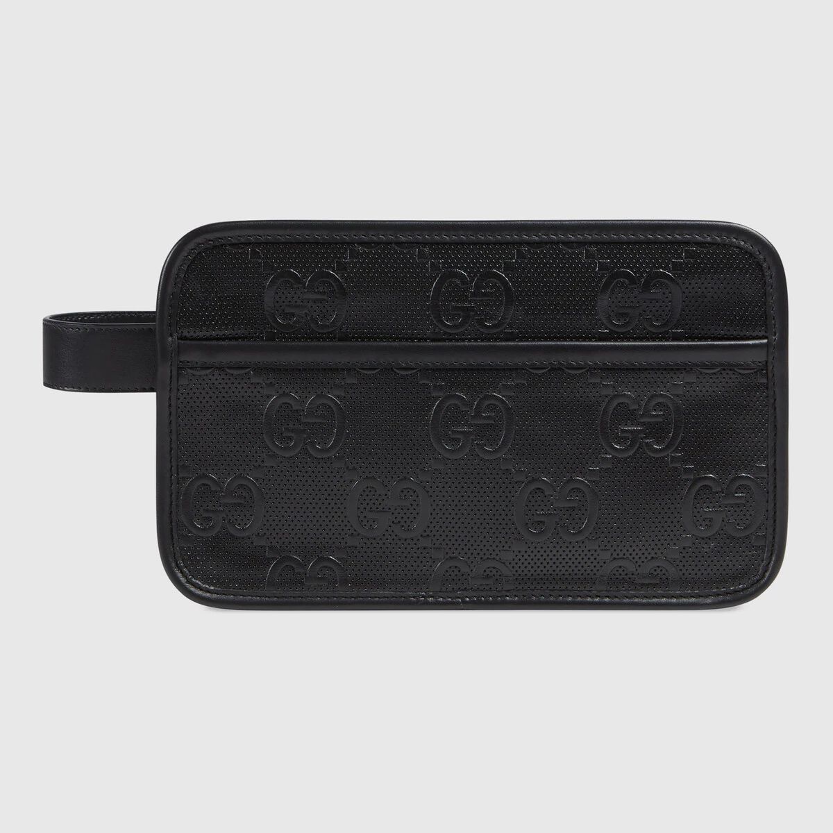 GG embossed cosmetic case