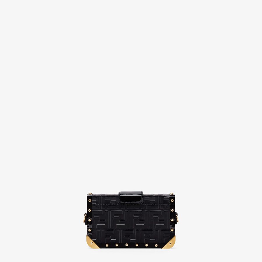 BAGUETTE TRUNK MINI Black leather bag