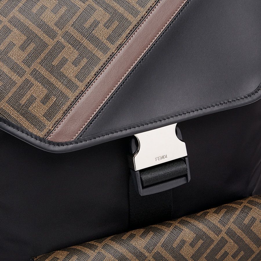 BACKPACK Black nylon backpack