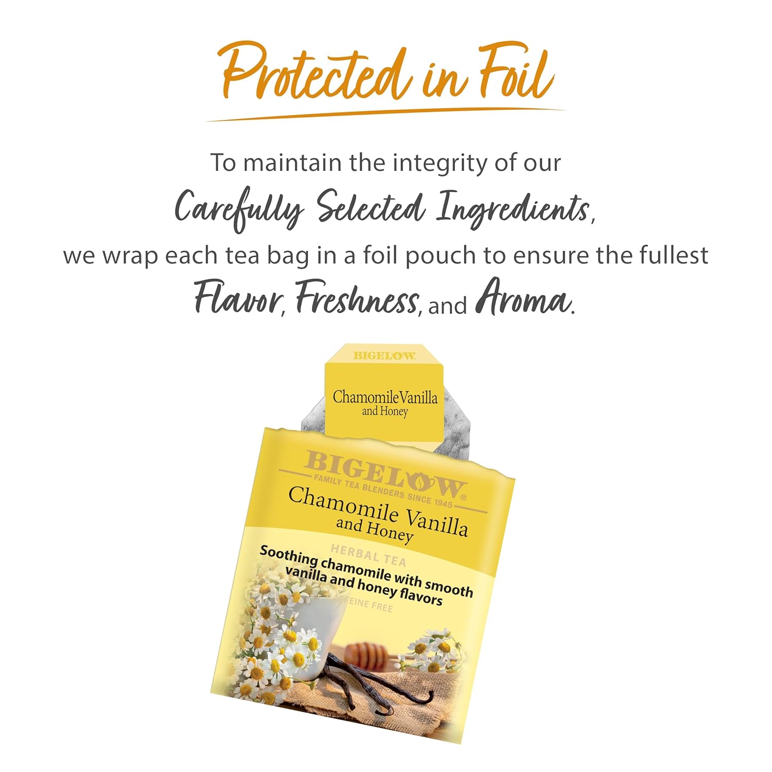 Bigelow Tea Lemon Ginger plus Probiotics Herbal Tea, Caffeine Free Tea with Lemon and Ginger, 18 Count Box (Pack of 6), 108 Total Tea Bags