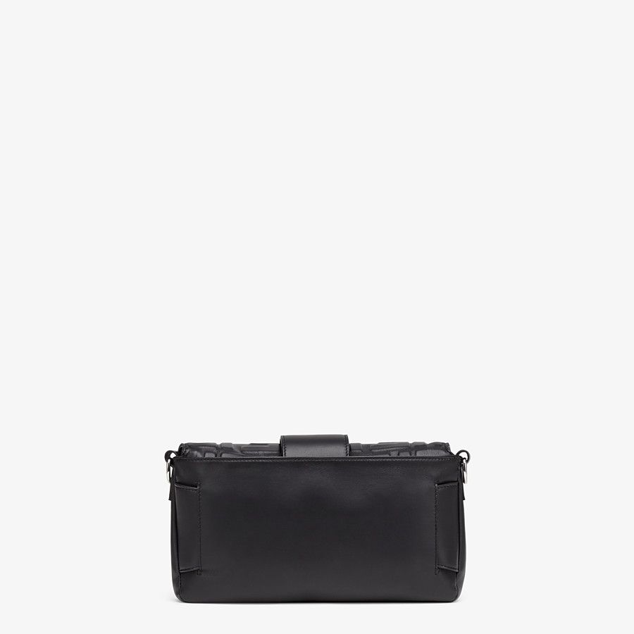 BAGUETTE Black nappa leather bag