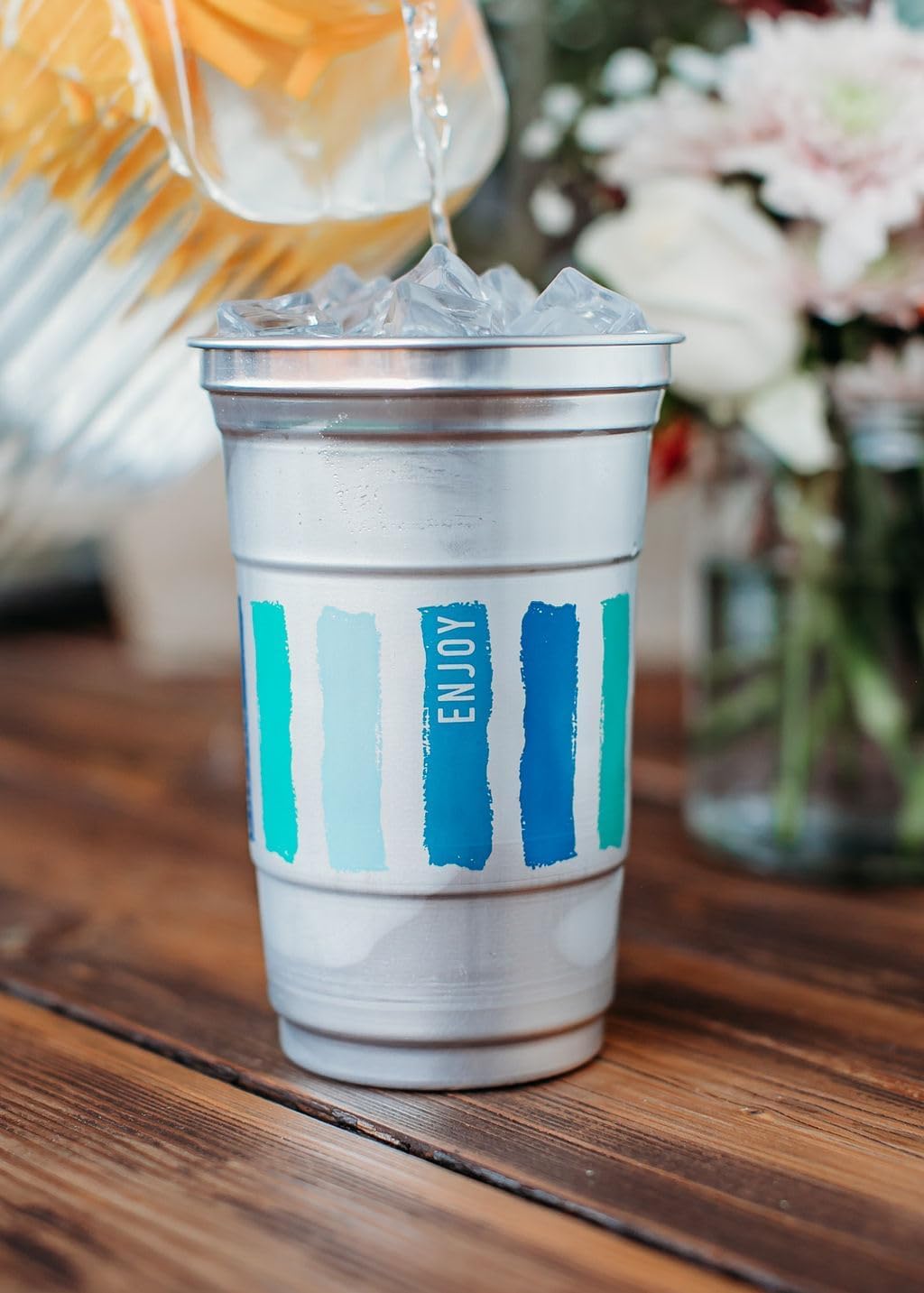 Ball Aluminum Cup Recyclable Party Cups, 20 oz. Cup, 30 Cups Per Pack