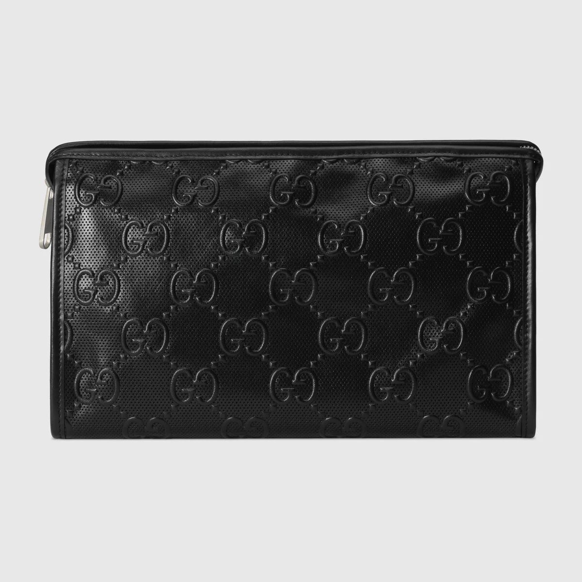 GG embossed cosmetic case