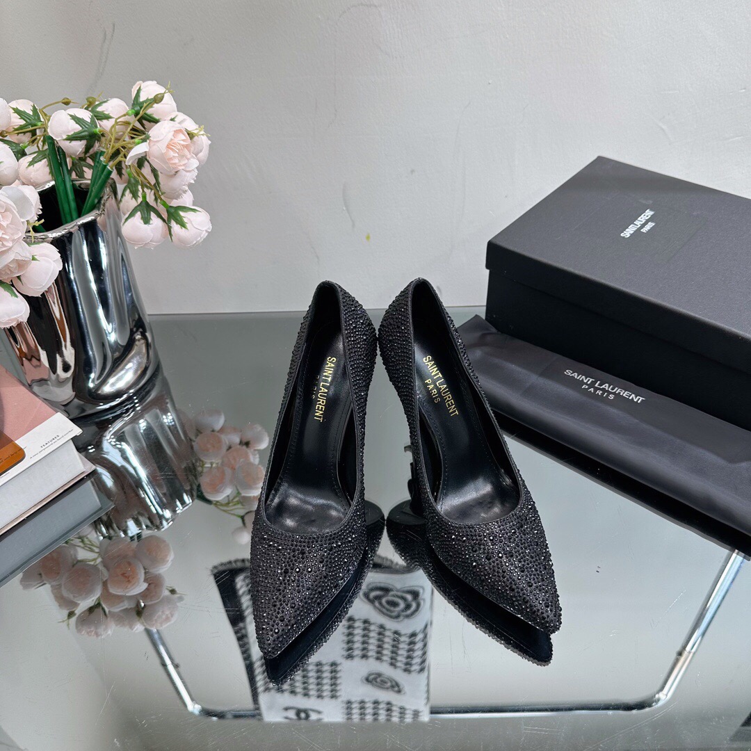 YSL Full Diamond Pumps Size 35-41