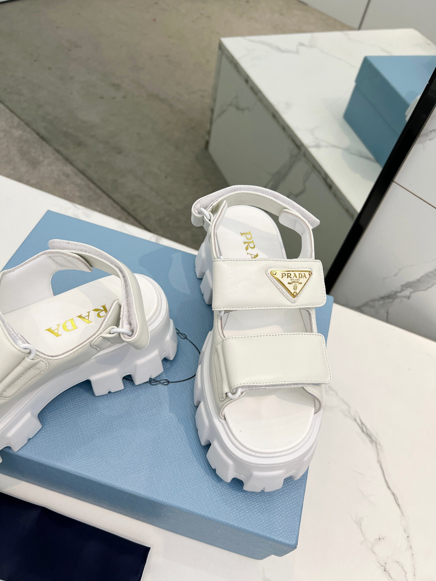 Prada 2024 New Monolith sandals Size 36-41
