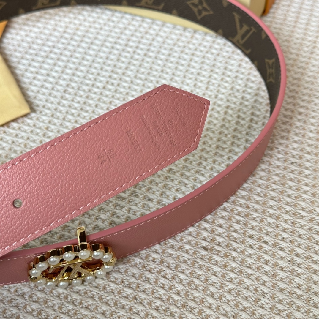 Louis Vuitton Women Belt Width 3.5cm