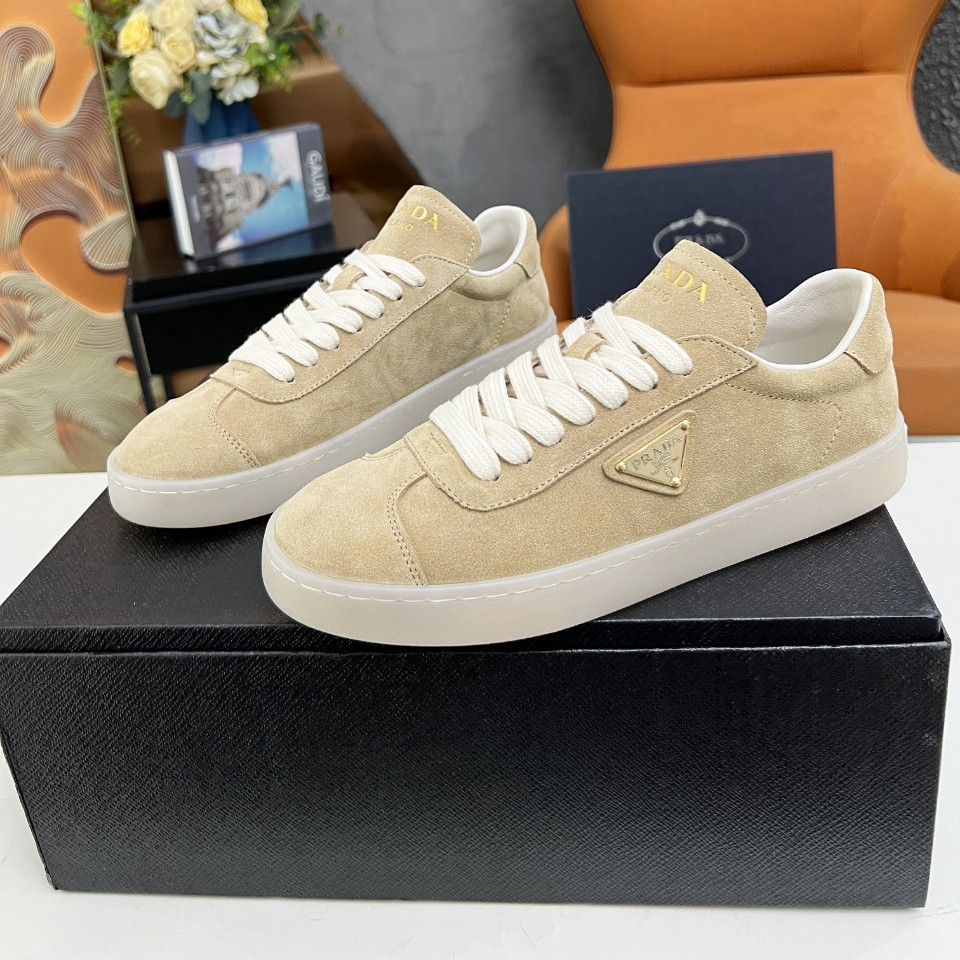 Prada Lane Deer Leather Sneakers Size 36-45
