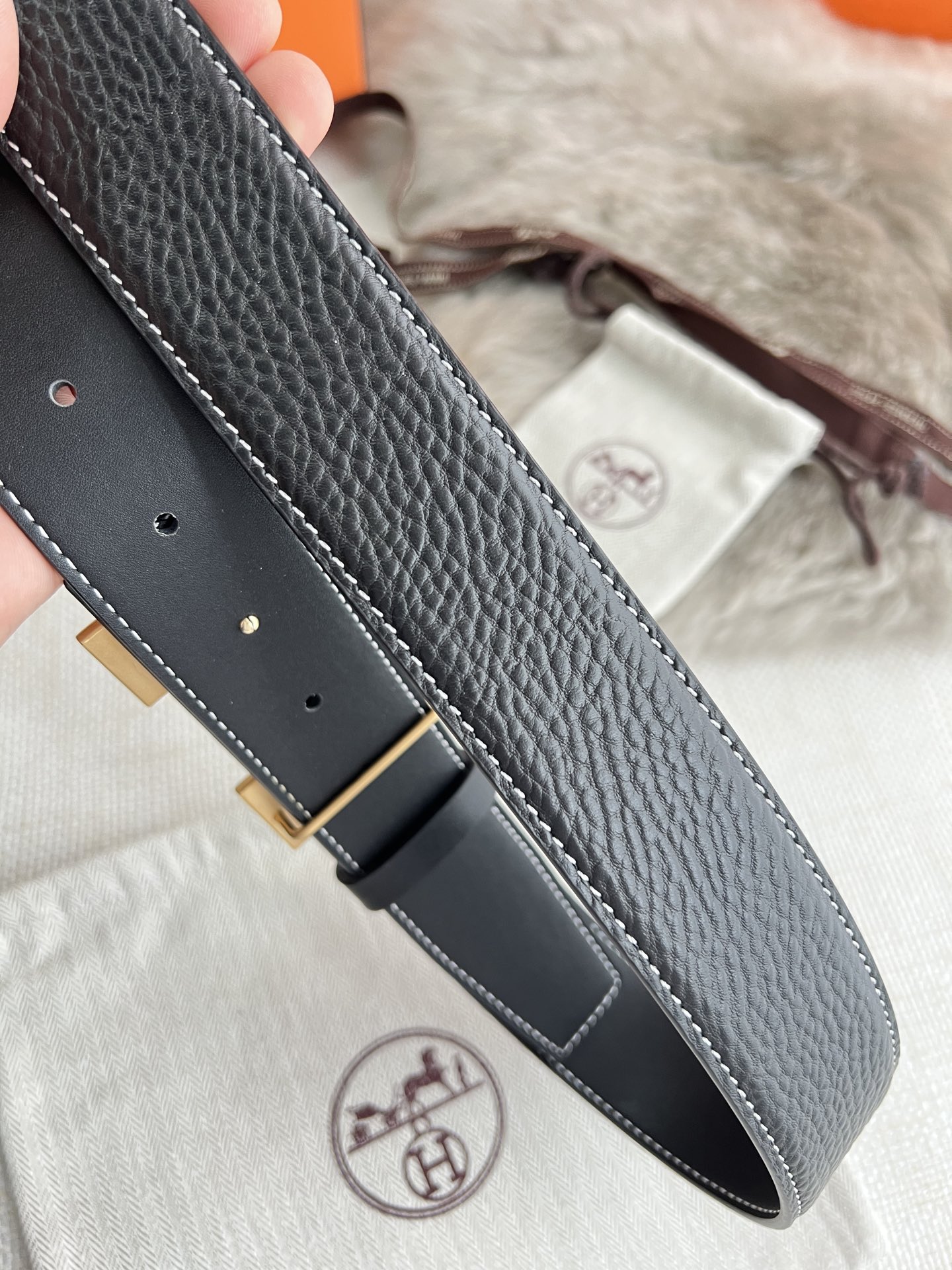 Hermes Men Belt Width 3.8cm