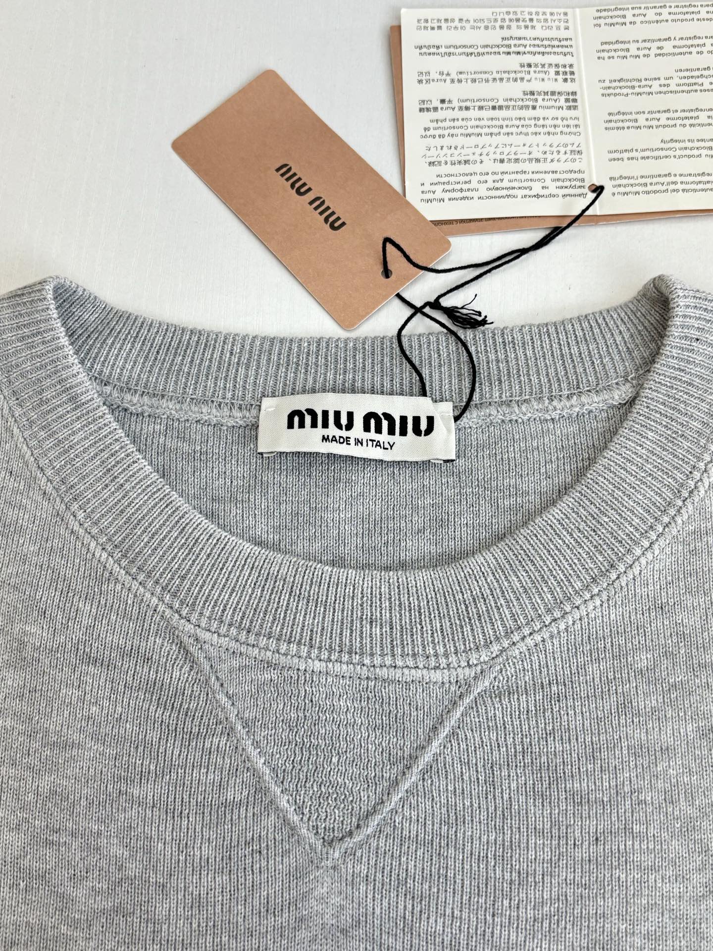 MiuMiu Unisex Sweatshirt Size S-L