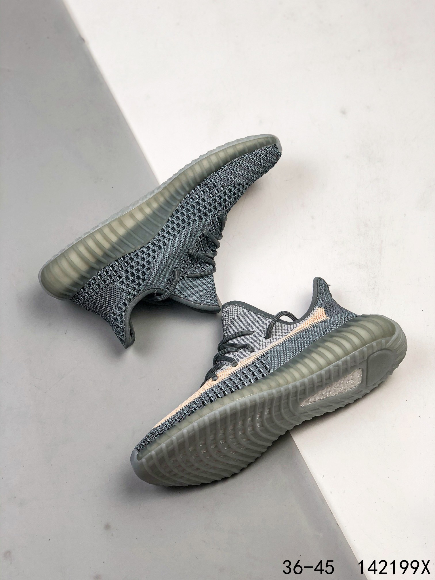 Yeezy 350 Boost 350 V2 Mens/Women Sneakers Shoes Light Green1 36 - 45