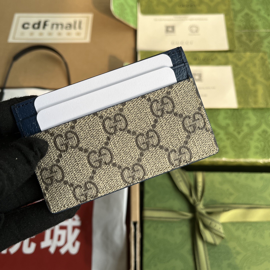 Gucci Kartenetui Mit GG Detail Size 11*7cm
