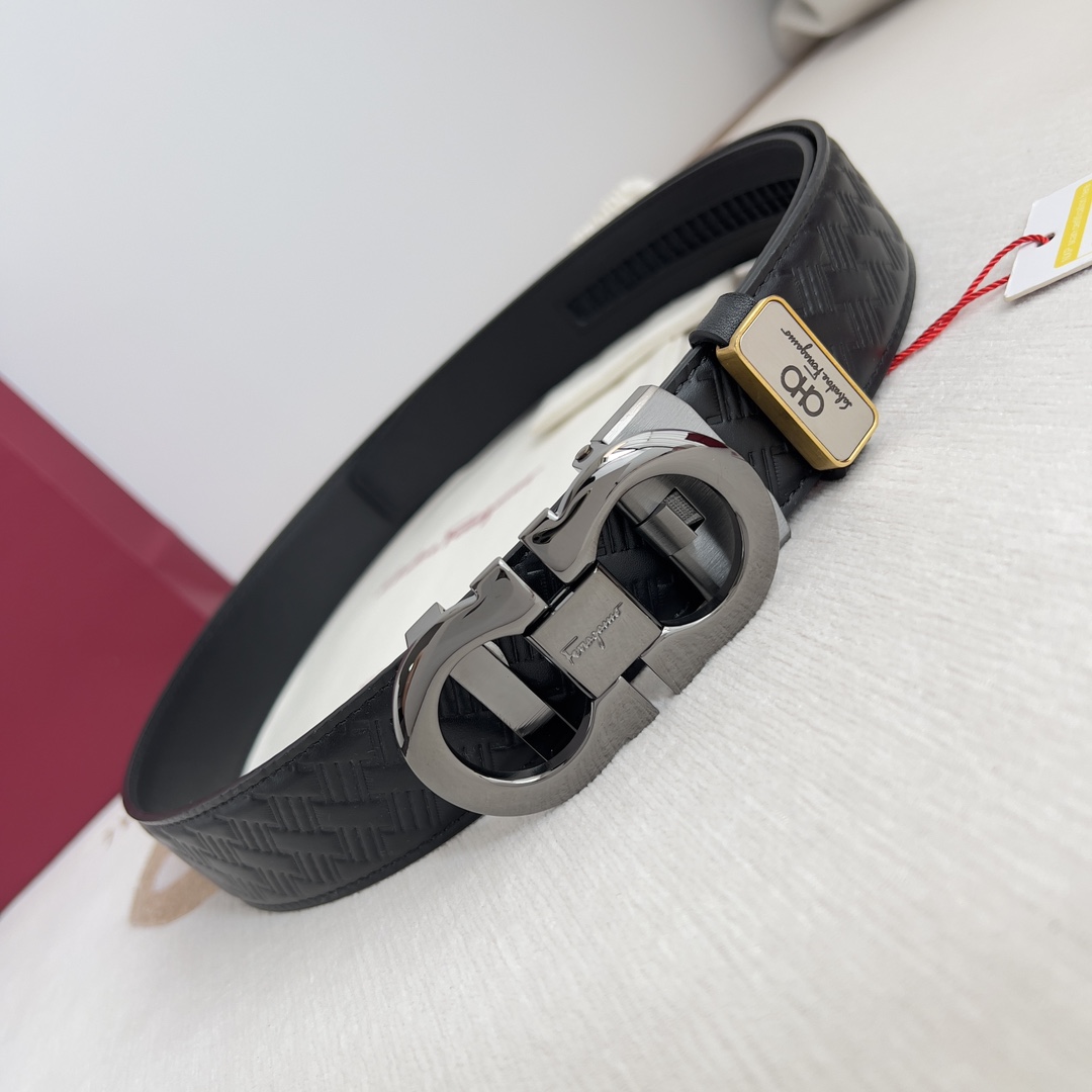 Ferragamo Men Belt Width 3.5cm