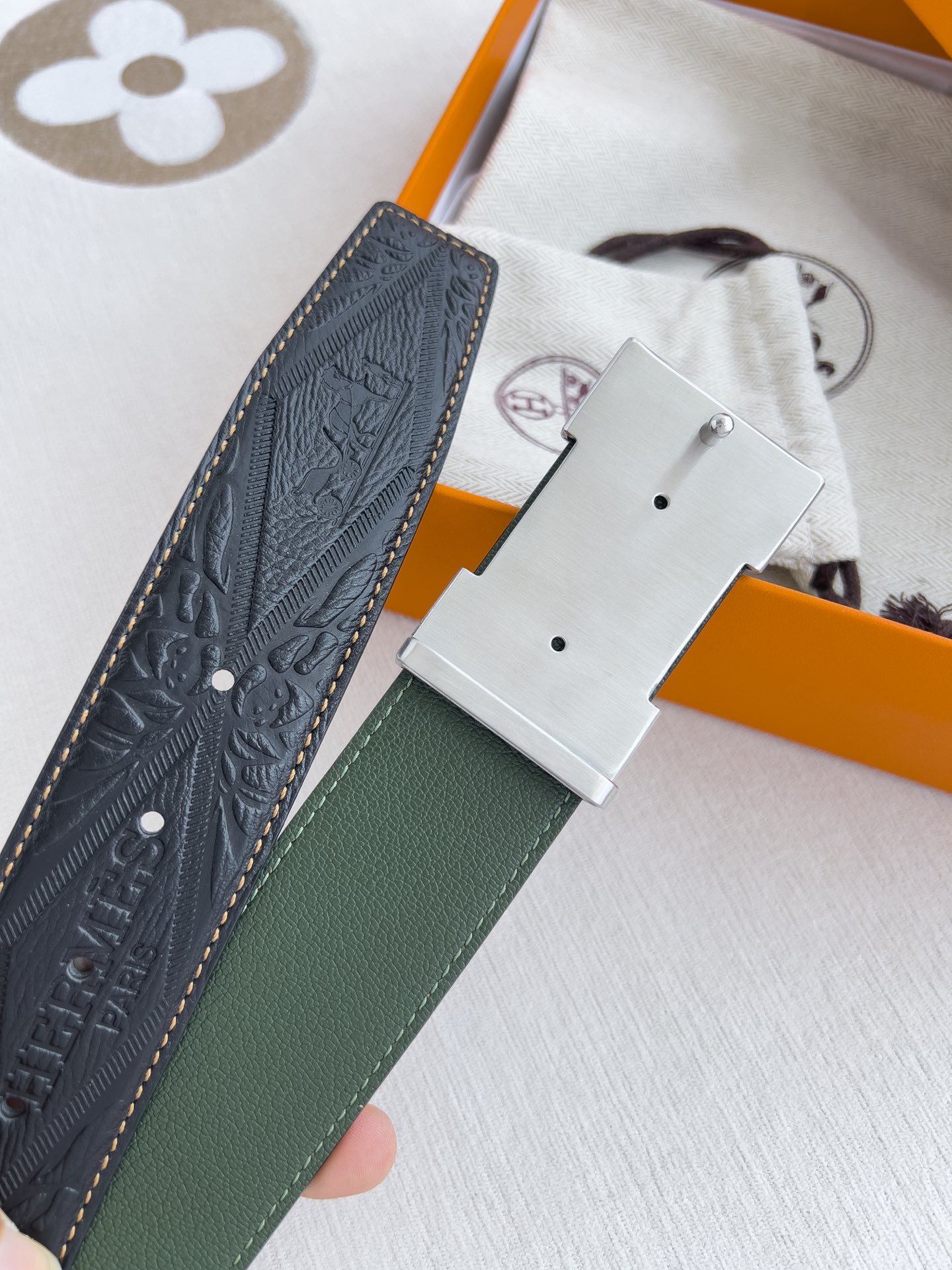 Hermes Men Belt Width 3.8cm
