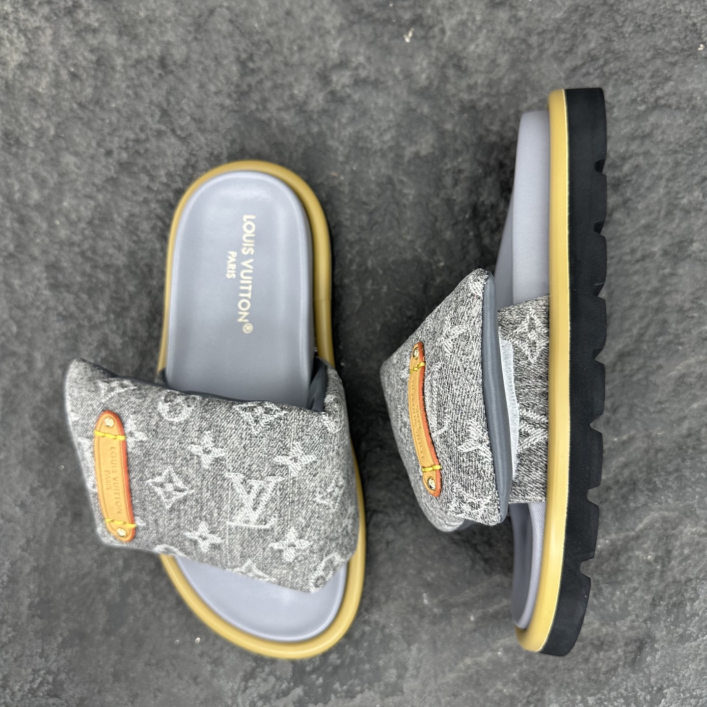 Louis Vuitton Pool Pillow Flat Comfort Slippers Size 36-46