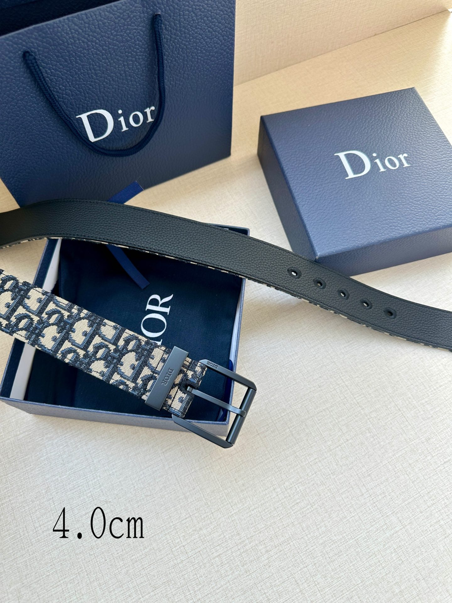 Dior Men Belt Width 4cm