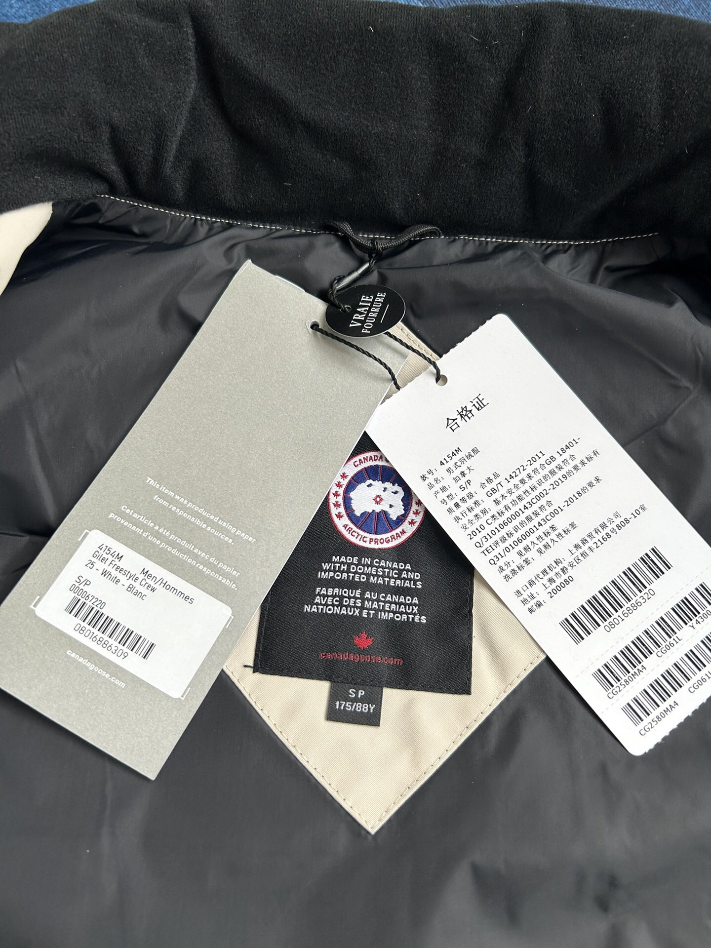 Canada Goose E20 Freestyle Vest-WD Men Winter Vest Size S-XXL