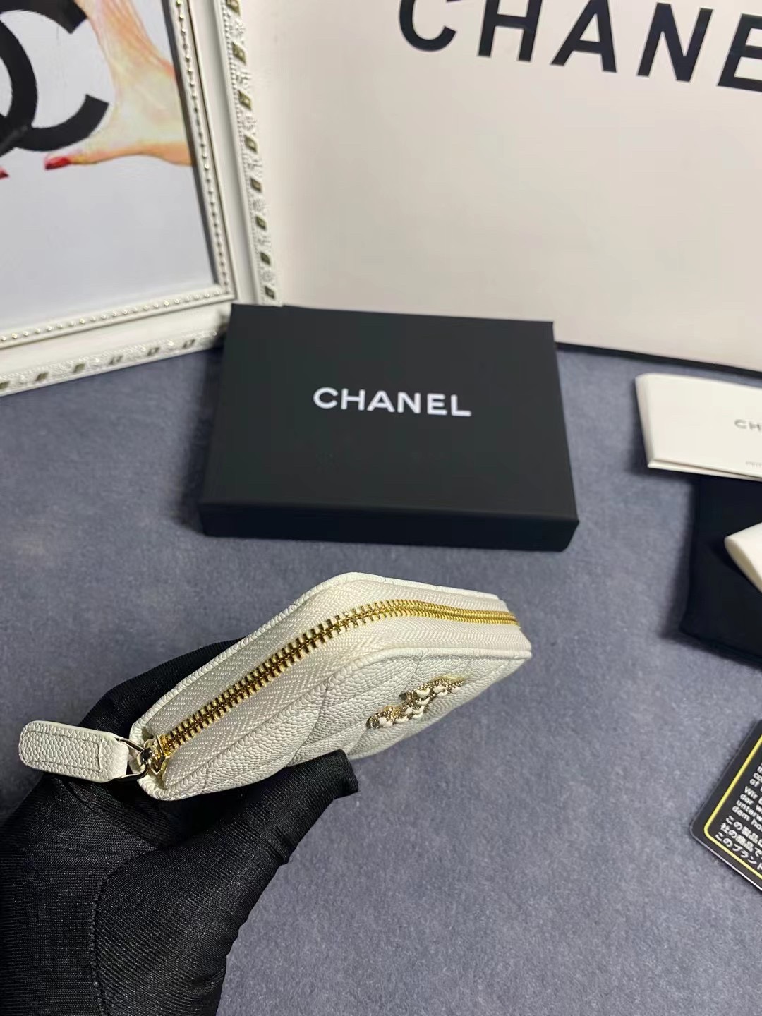 Chanel Card Holder Size 11*7*2cm