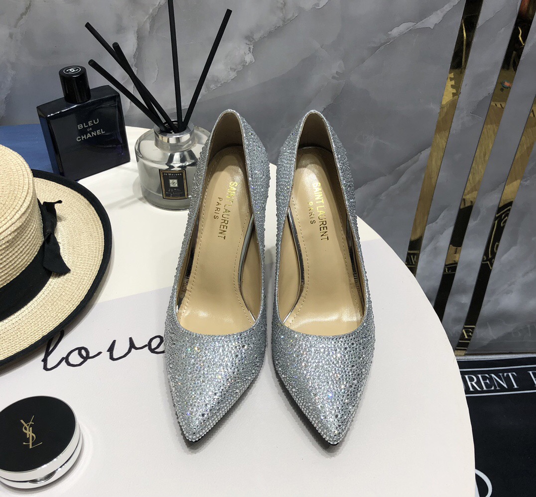 YSL Full Diamond Pumps Size 35-41