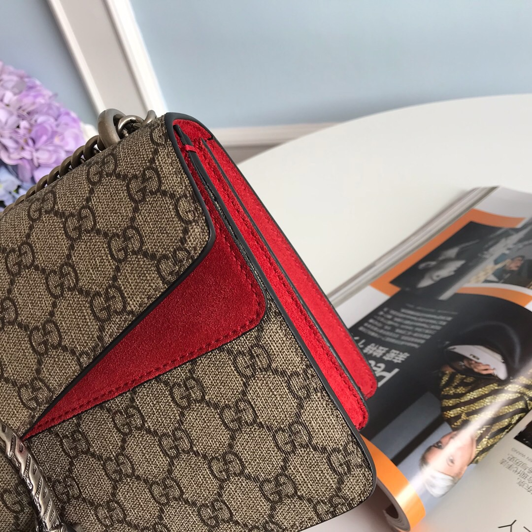 Gucci GG Supreme Dionysus Women Shoulder bags Size 28*18*9cm