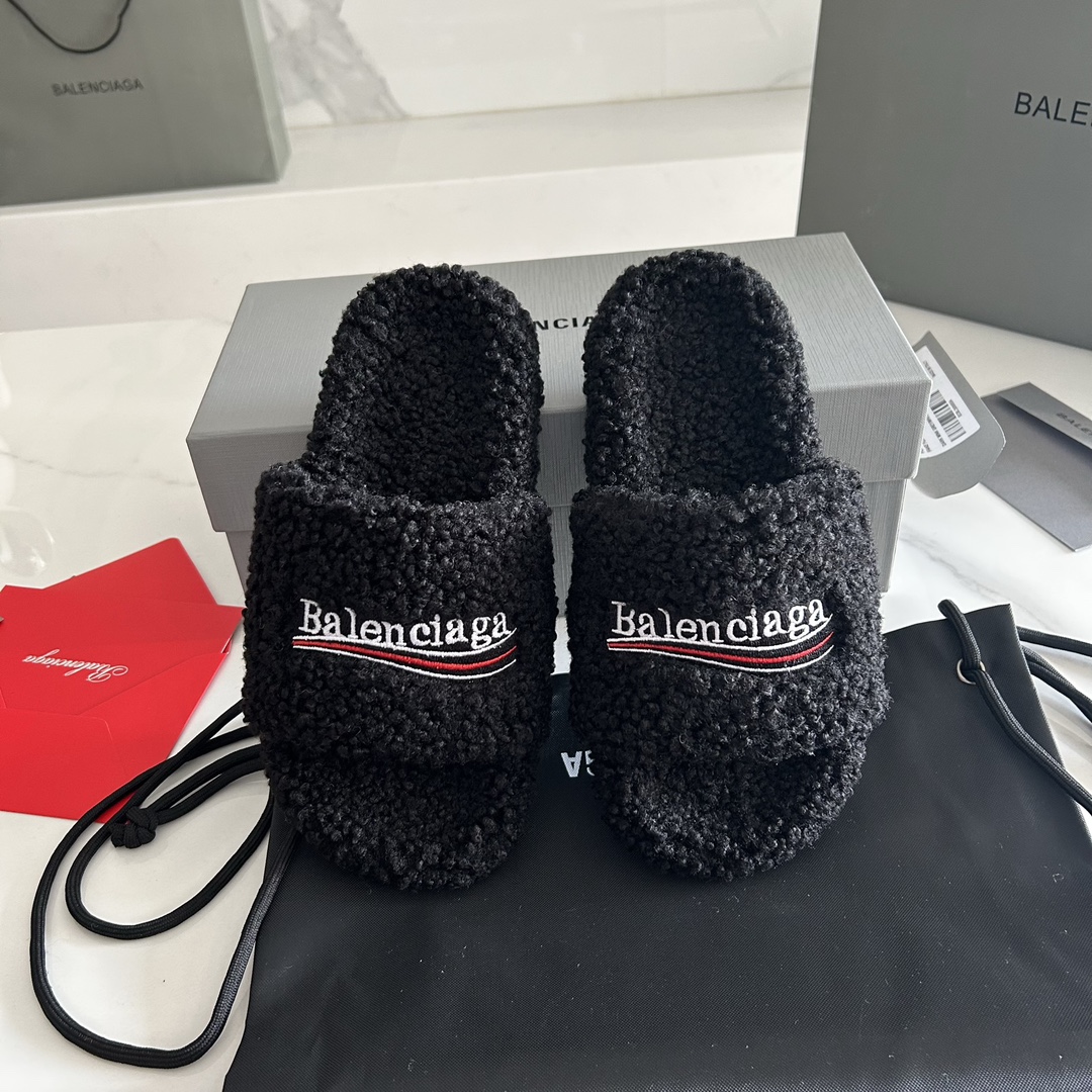 Balenciaga 23FW New Winter Slippers Size 35-41