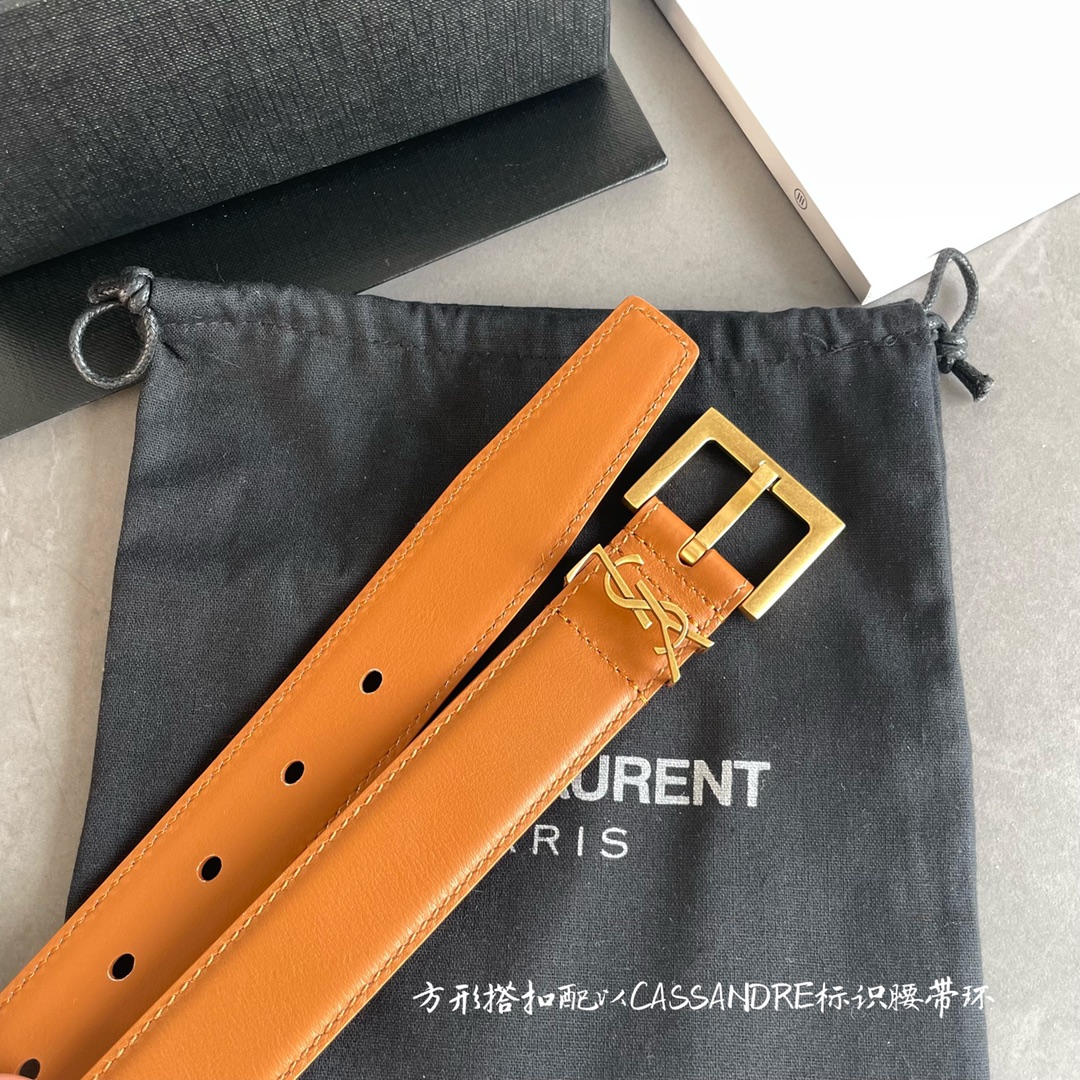 YSL Women Belt Width 3cm