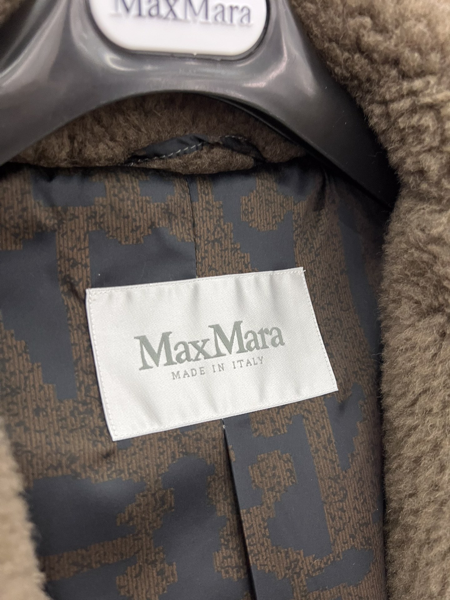 Max Mara Teddy fur long coat Size XS-M