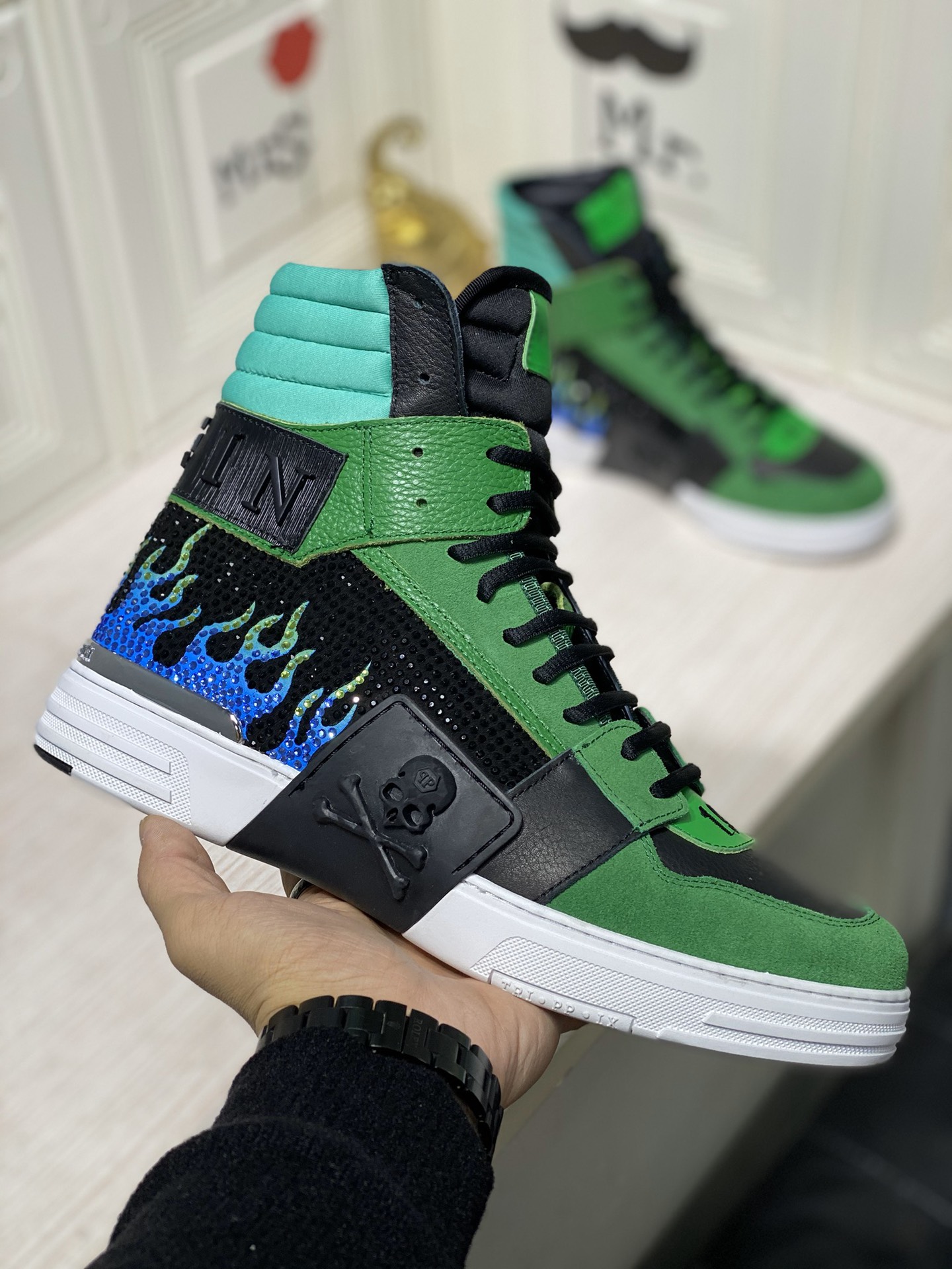 Philipp Plein Mens Outdoor Sneakers Shoes 38 - 45