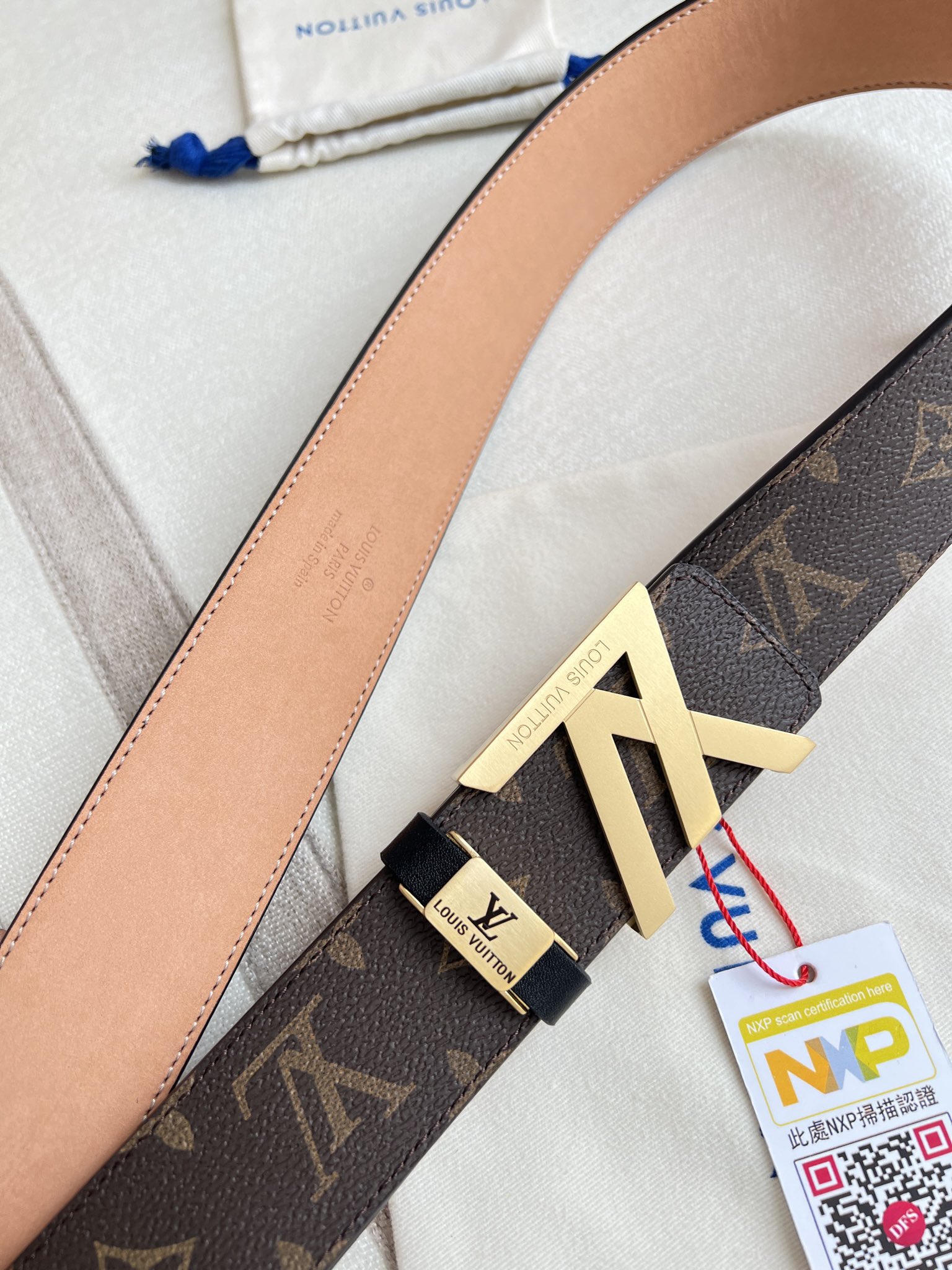 Louis Vuitton Men Belt Width 3.8cm