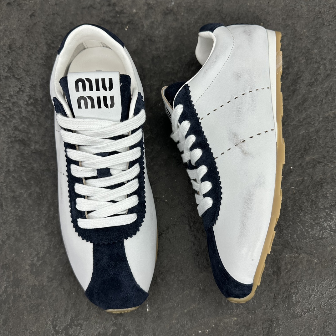MiuMiu Plume Nappa Sneaker Size 35-40