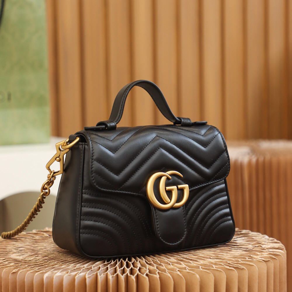 Gucci GG Marmont Top Handle Bags for Women Size 21*15.5*8cm