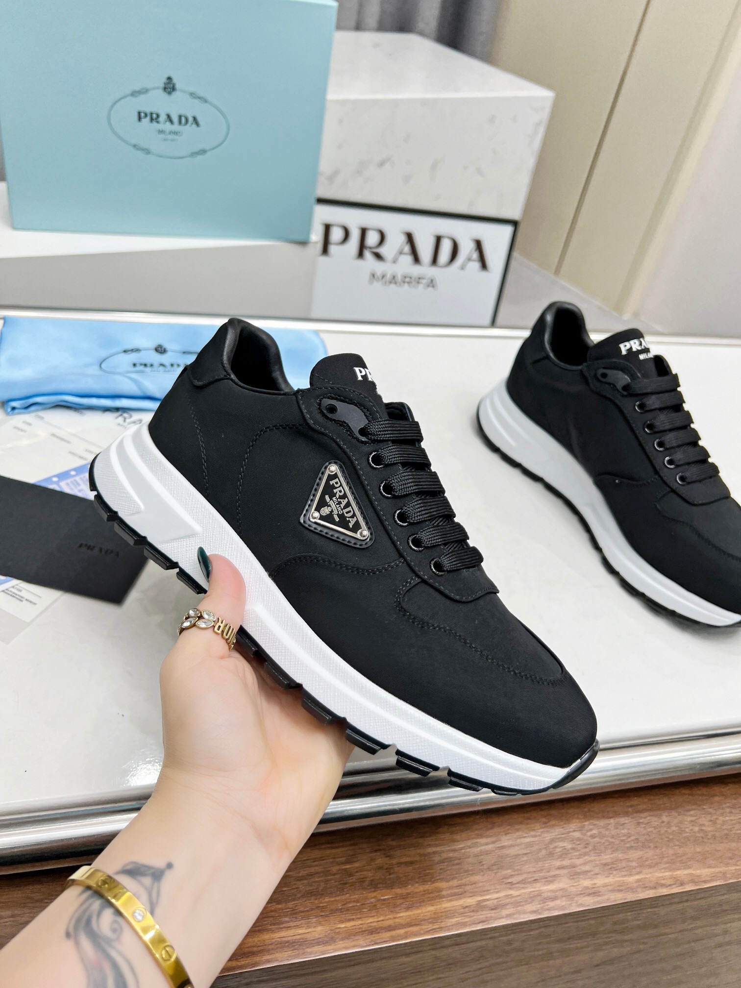 Prada 2024 New Prax 01 Re-Nylon Sneaker Size 36-46