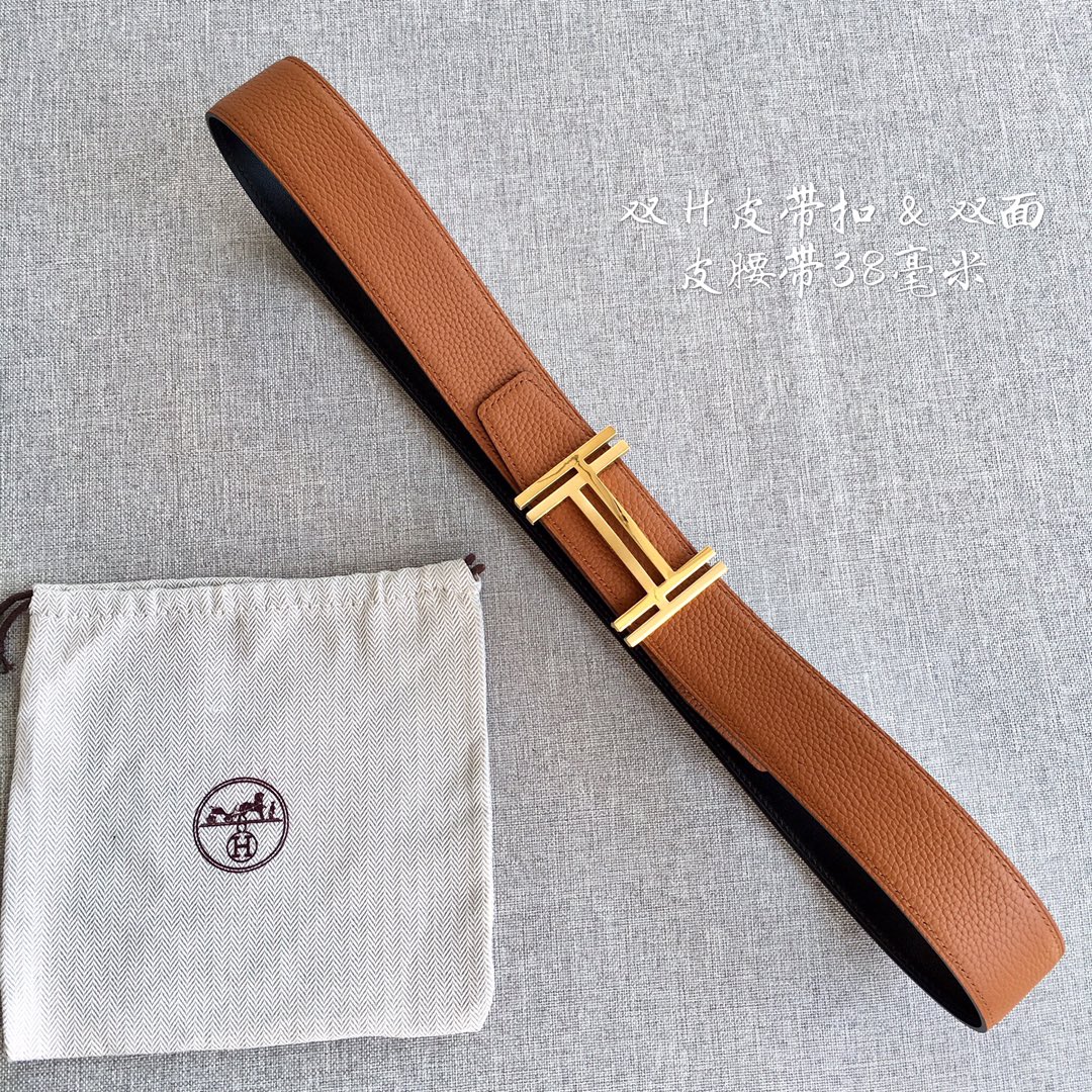 Hermes Men Belt Width 3.8cm