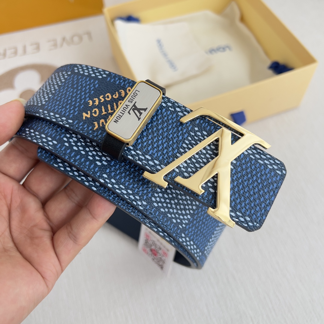 Louis Vuitton Men Belt Width 3.8cm