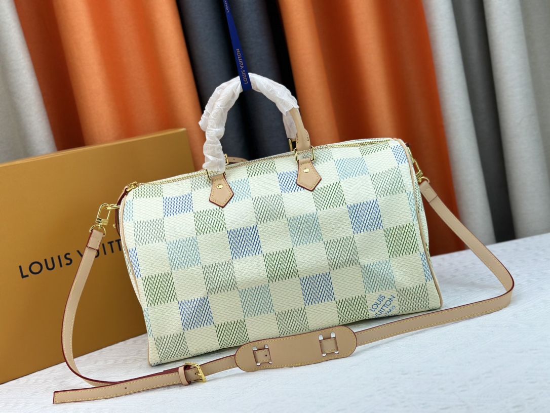 Louis Vuitton M24422 Speedy P9 Bandoulière 40 Monogram Leather Pharrell Williams Travel Bags Size 40*26*23cm