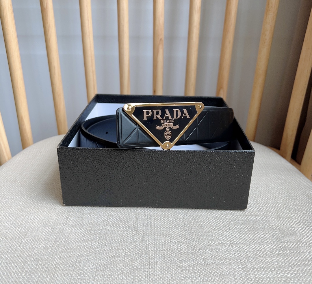 Prada Men Belt Width 3.5cm