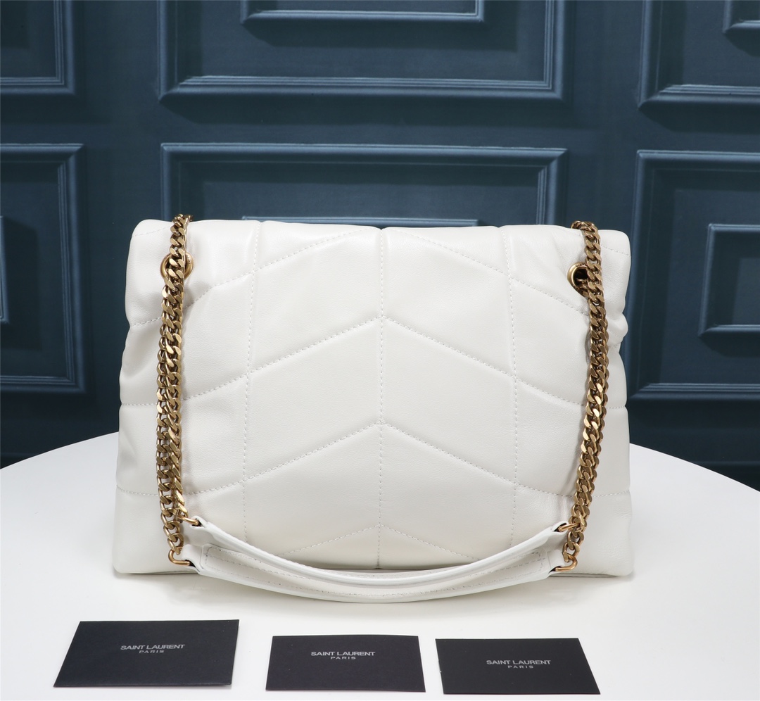 YSL Lou Lou Puffer Women Shoulder Bags Size 35*23*13cm