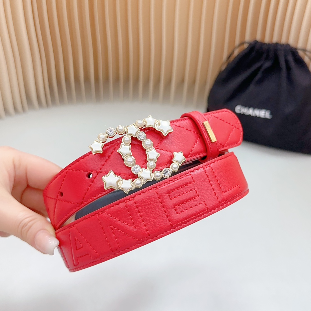 Chanel Women Belt Width 3cm