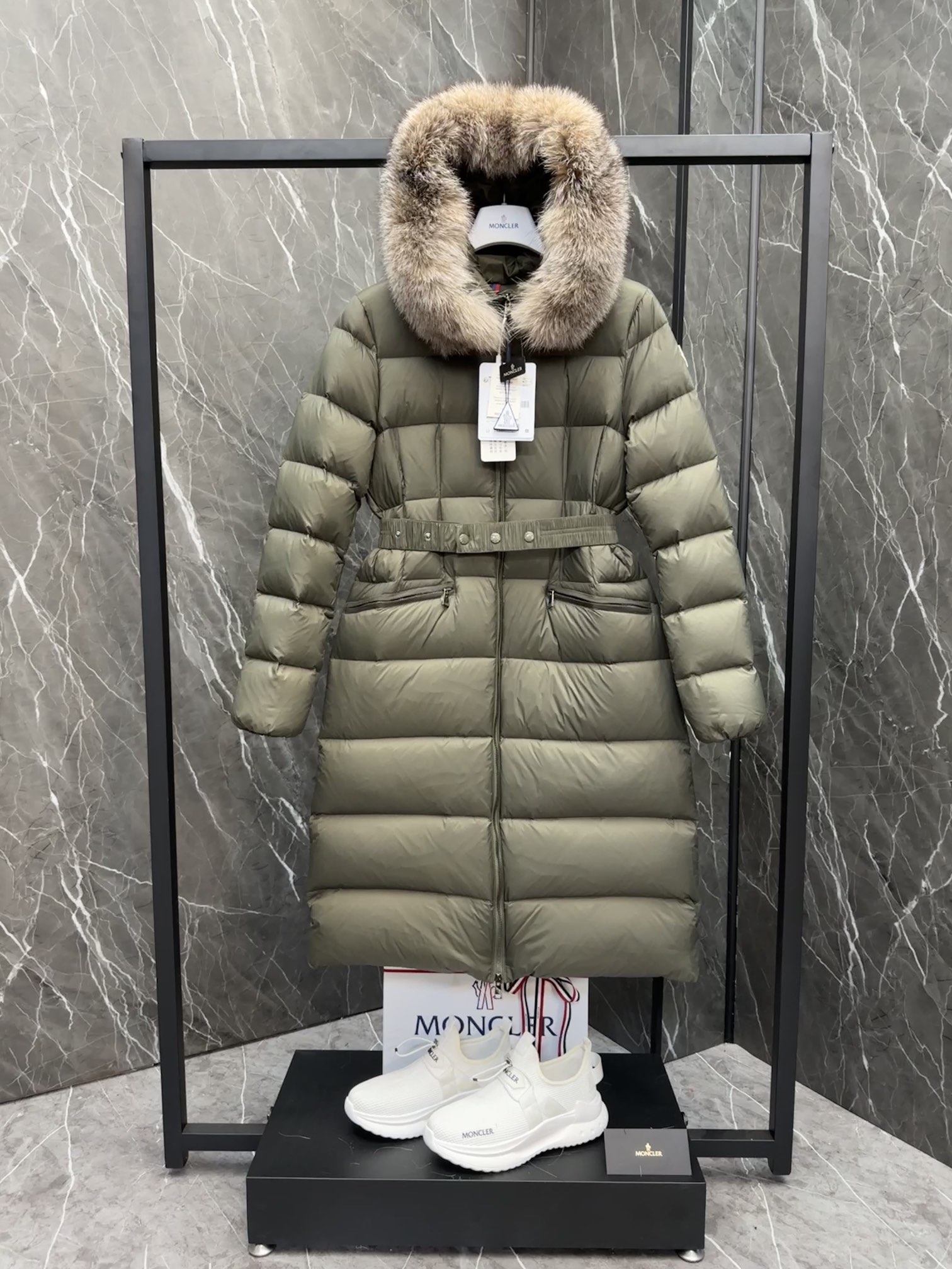 Moncler Boed Long Women Down Jacket Size S-XL