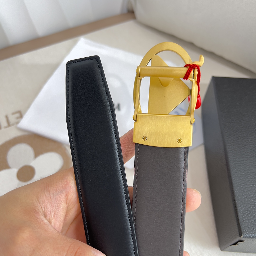 Prada Men Belt Width 3.5cm