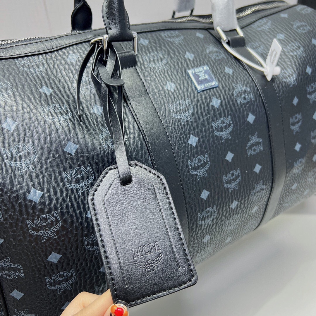 MCM Ottomar Weekender Bag in Visetos Size 45cm