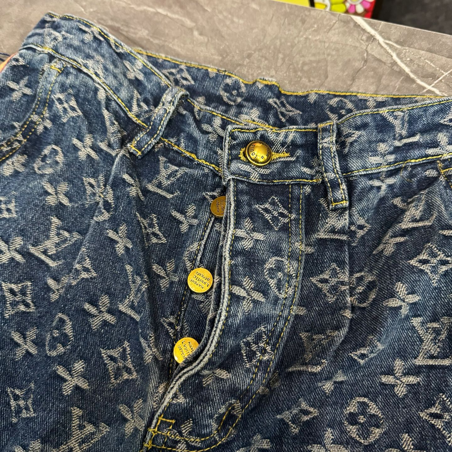 Louis Vuitton Unisex Jeans Size S-XL