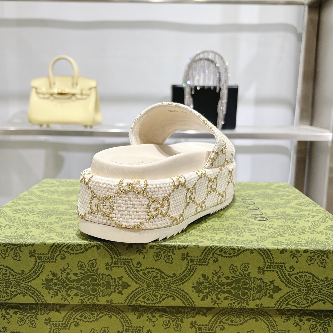 Gucci Platform Sandal Slippers Size 36-41