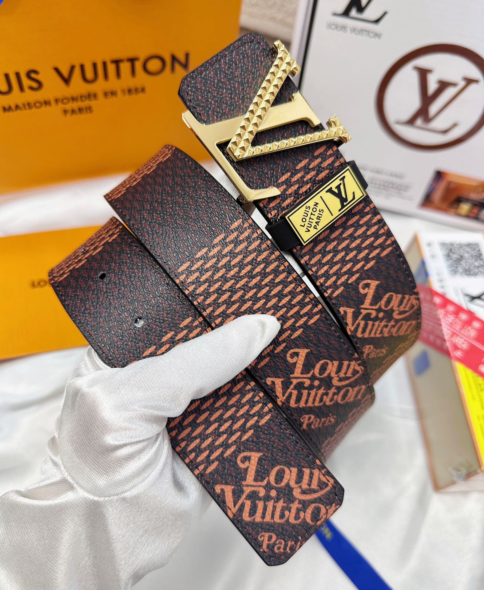 Louis Vuitton Men Belt Width 3.8cm