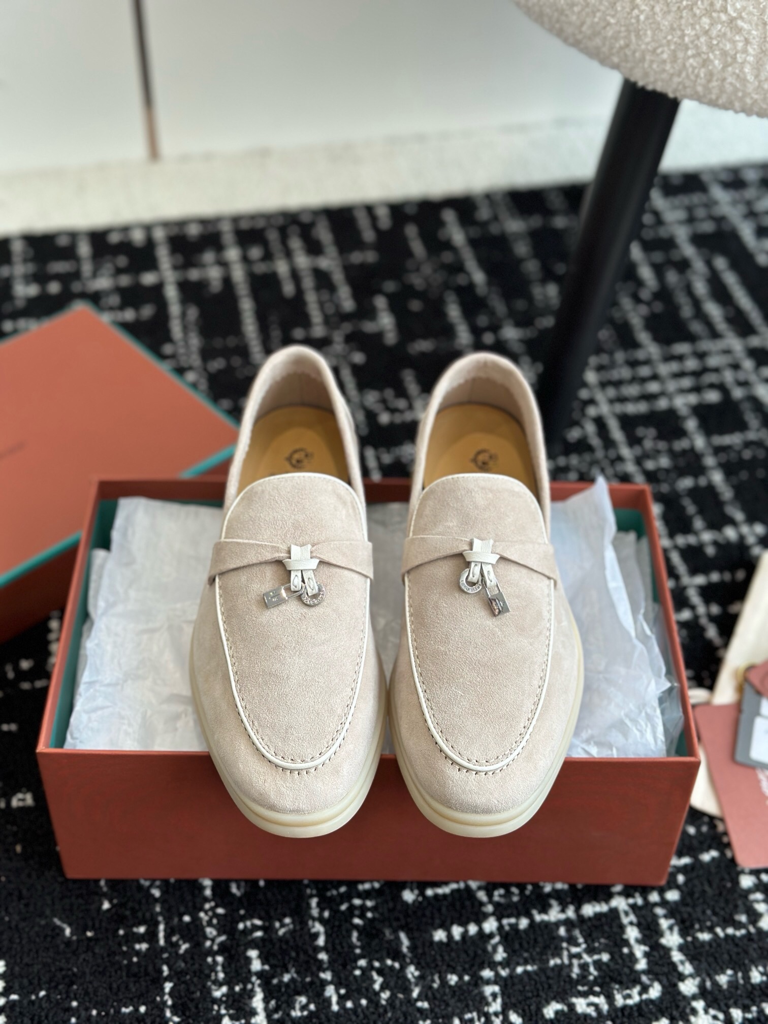 Loro Piana Unisex Loafers Size 36-45