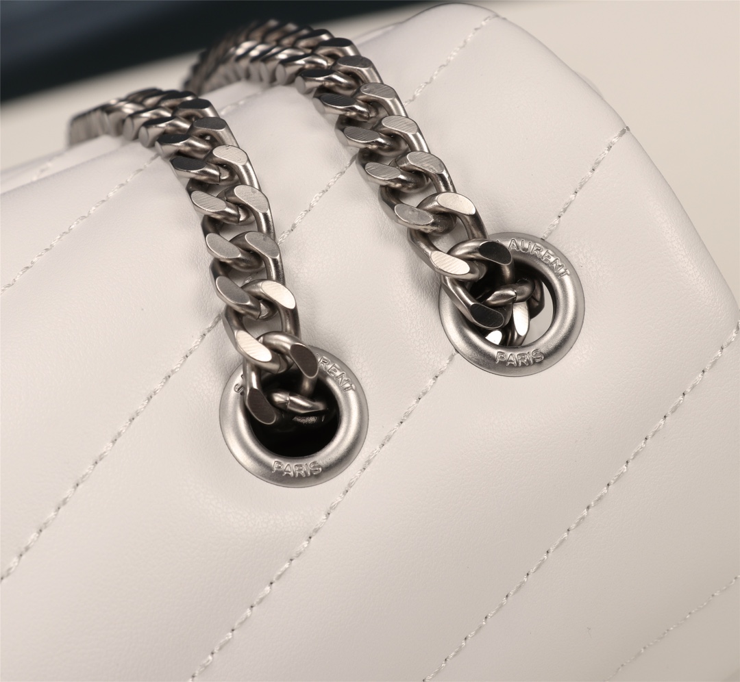 YSL Lou Lou Puffer Women Shoulder Bags Size 24cm