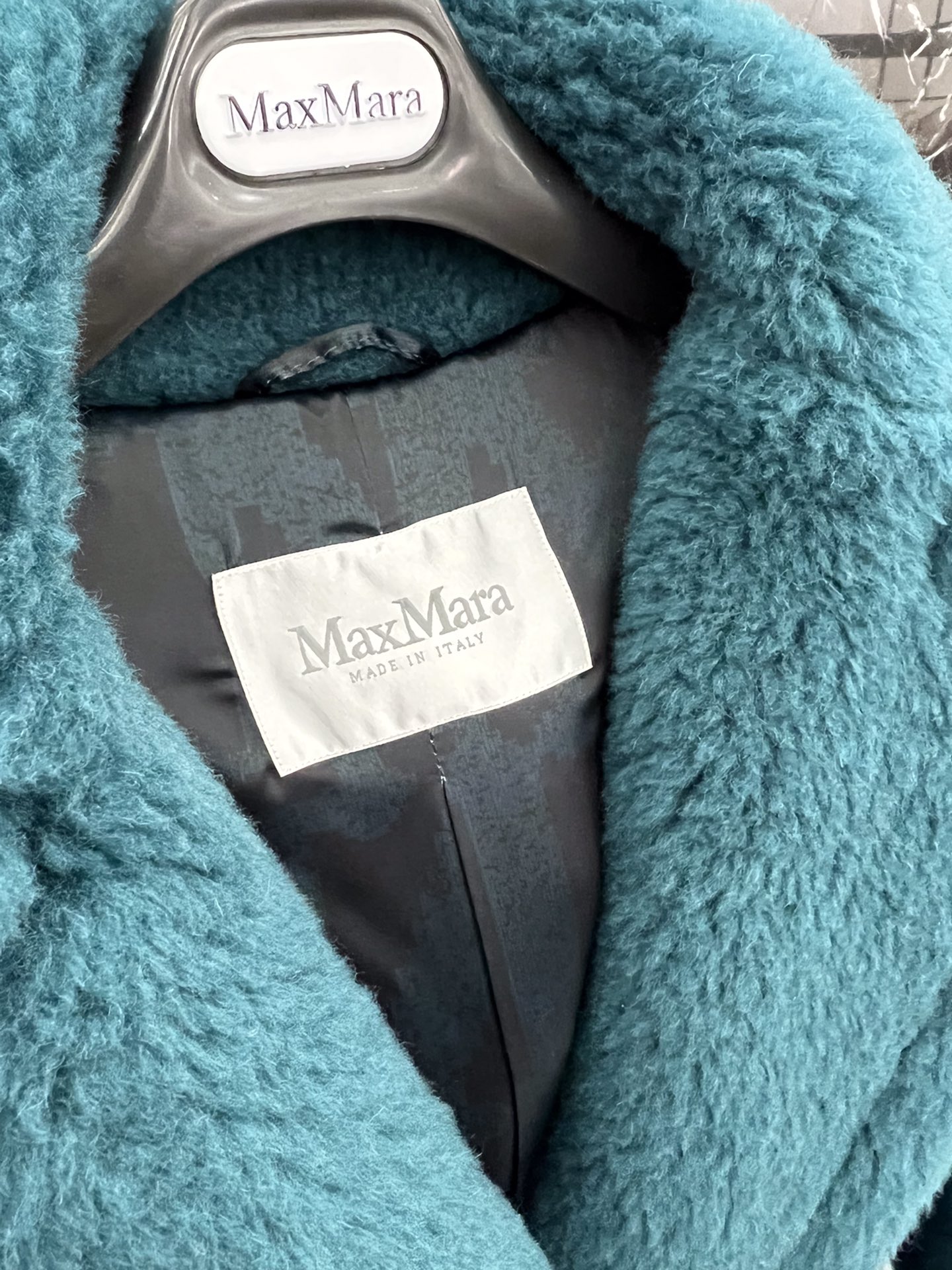 Max Mara Teddy fur long coat Size XS-M