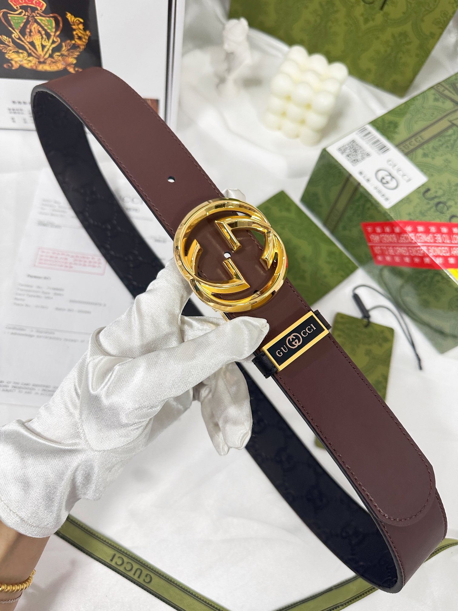 Gucci Men Belt Width 3.8cm